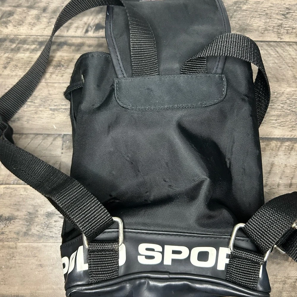 Vintage Polo Sport Small Drawstring Back Pack
